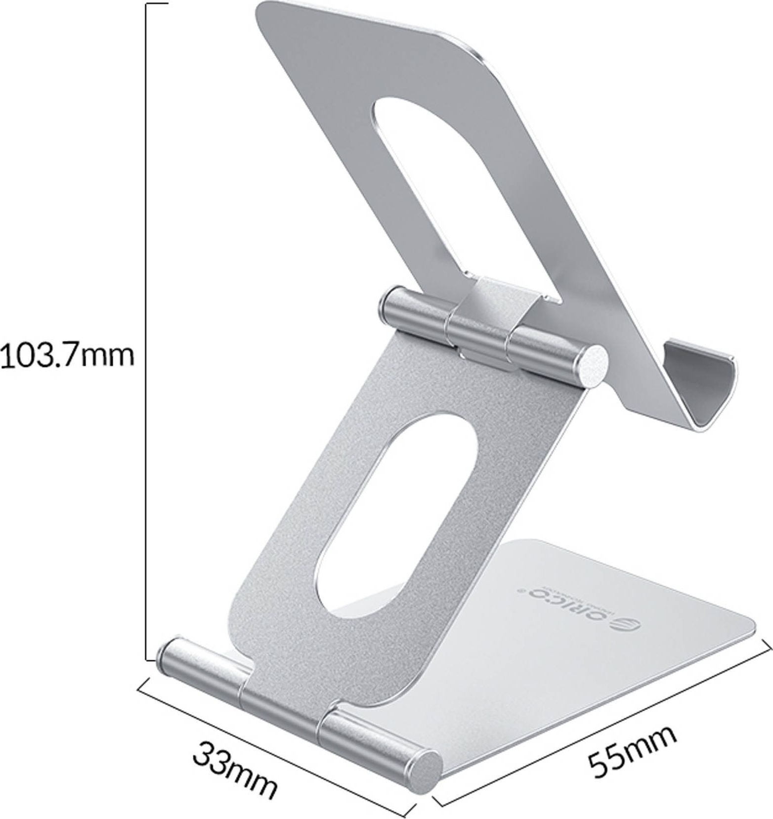 ORICO Smartphone-Ständer aus Metall Smartphone-Ständer (LST-S1-SV-BP)