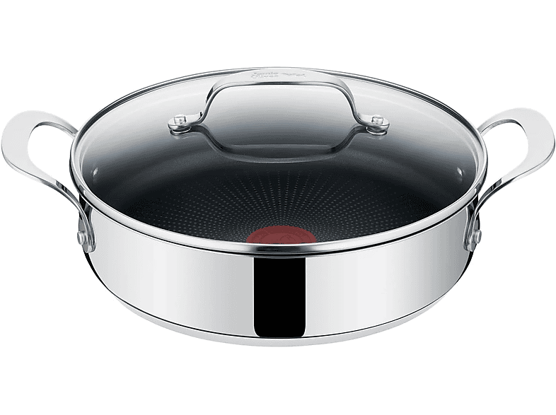 TEFAL E30 Jamie Oliver Servierpfanne (Edelstahl, Beschichtung Titanium, 25 cm) SATURN