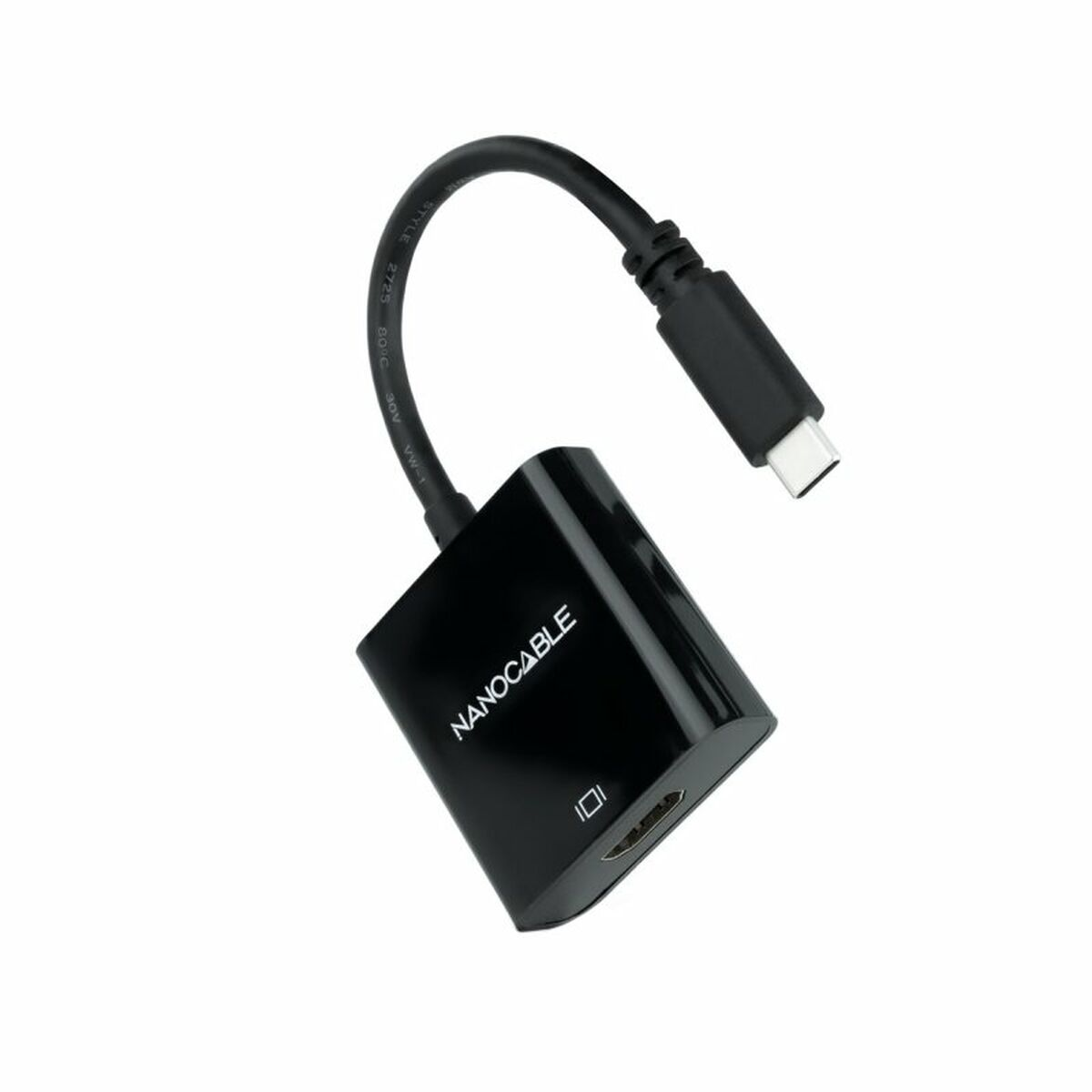 NANOCABLE 10.16.4102-BK USB-C-zu-HDMI-Adapter