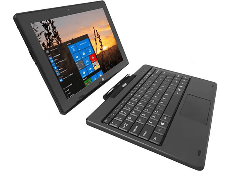 GB, mit 64 tablet Windows LIPA 11 tablet, Zoll, Black 10,1 KP-01 Windows Keyboard,