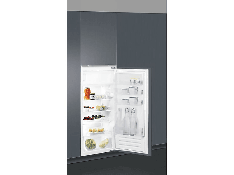 / cm hoch, Edelstahl) Kühlschrank I1 (F, 122 INDESIT SZ12A2D