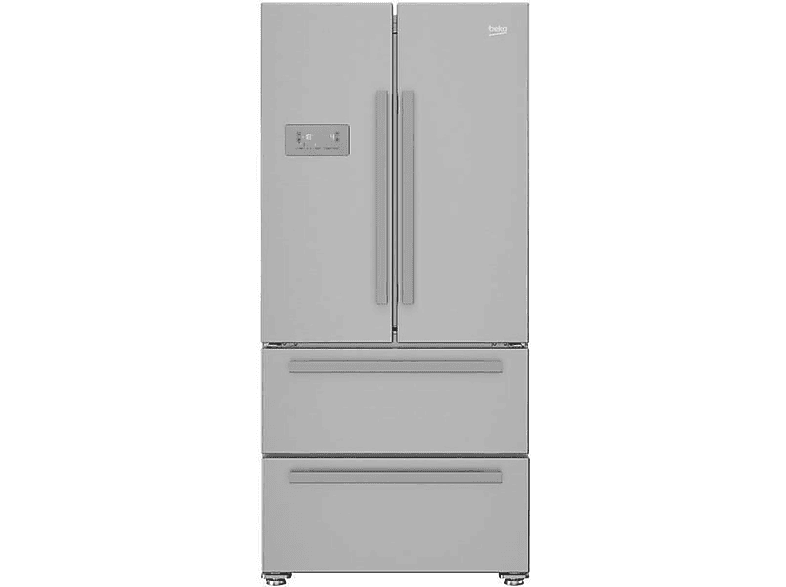BEKO REM60SN Kühlschrank (F, hoch, 182,5 cm Stahlgrau)