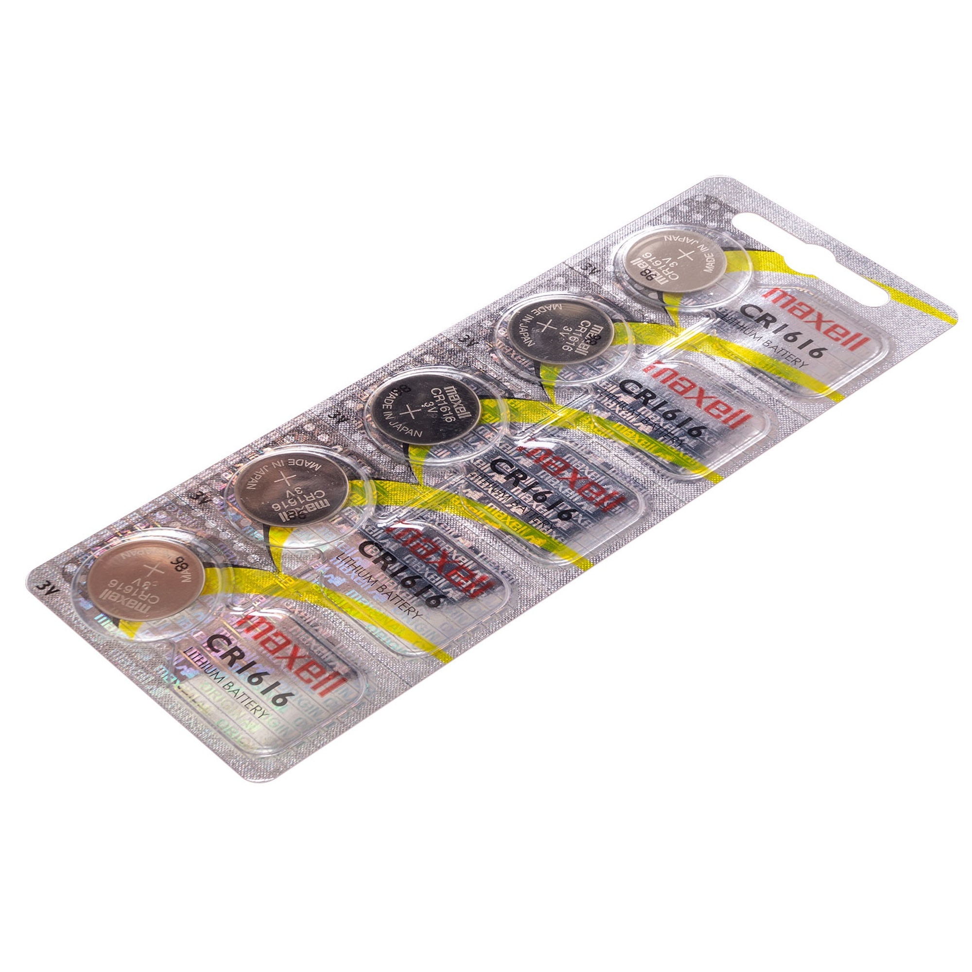 Blister zawierający baterie guzikowe.
