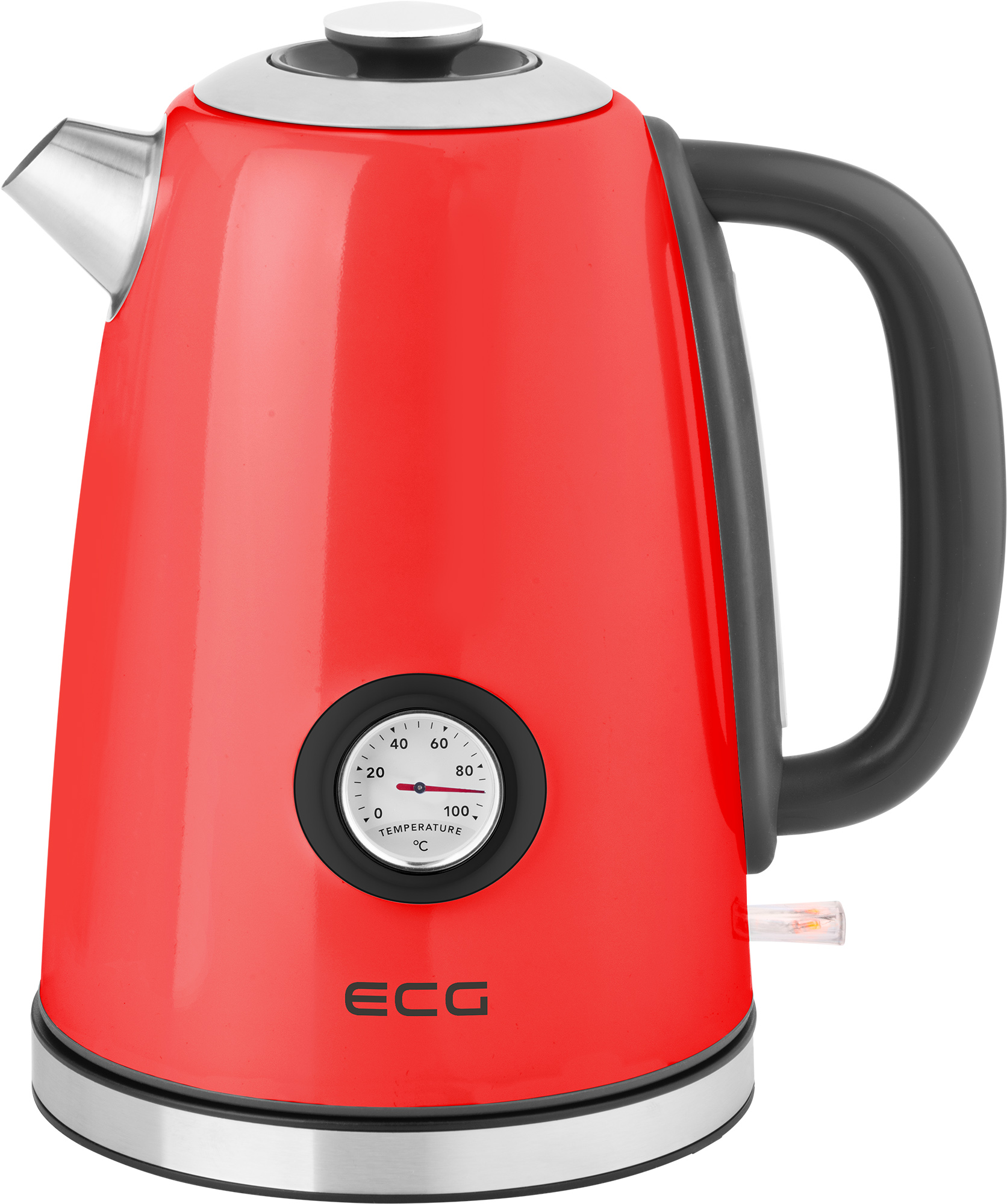 ECG RK 1700 Wasserkocher, Corsa Rot Magnifica