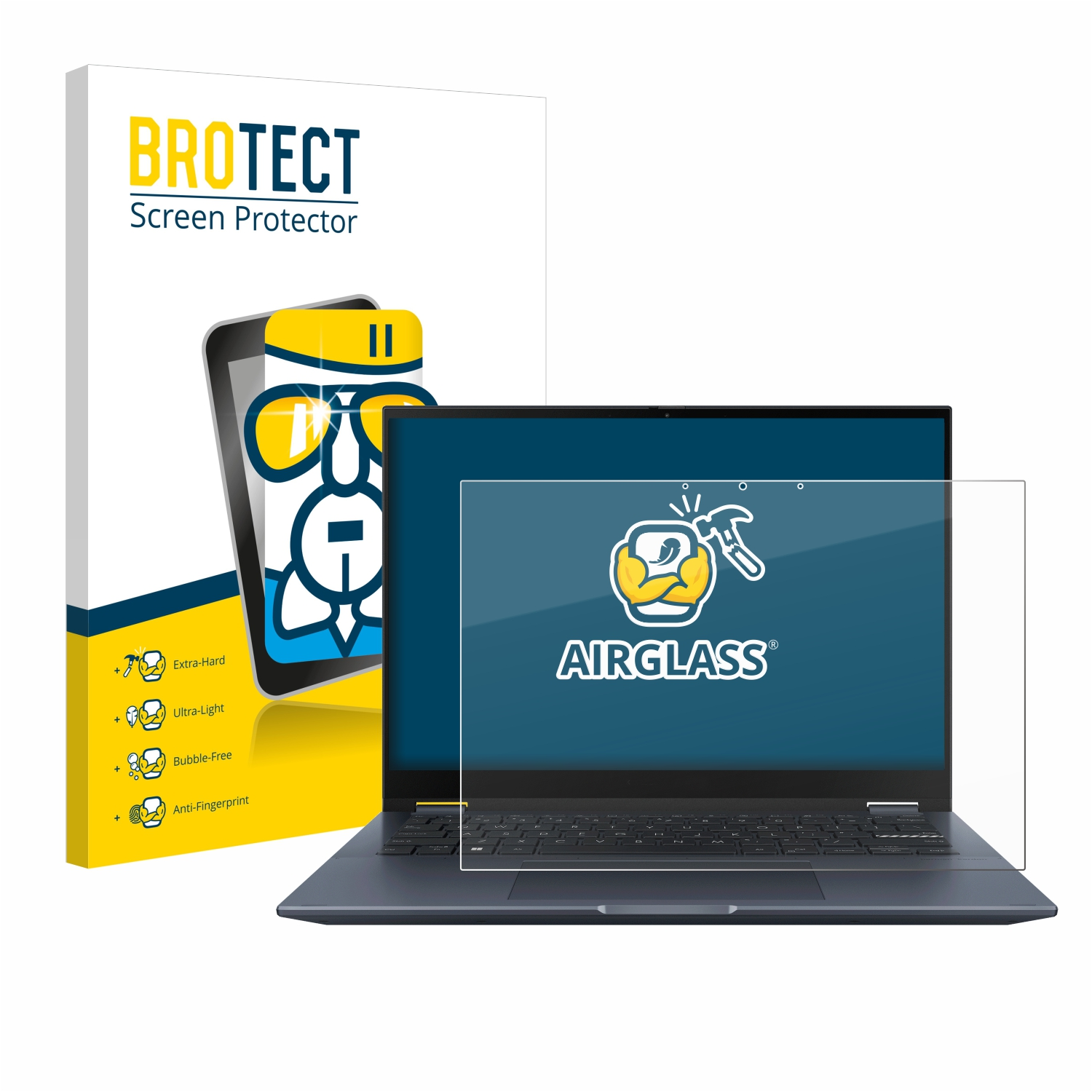 Airglass Schutzfolie(für 14 Vivobook Flip) BROTECT ASUS S klare