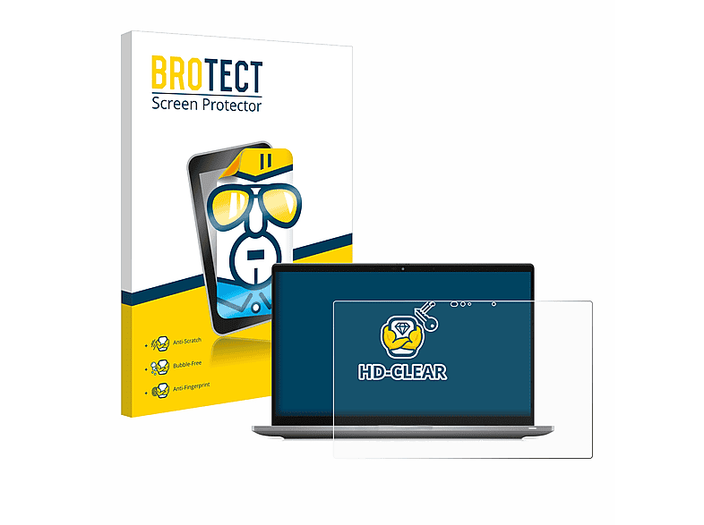 BROTECT klare Schutzfolie(für Dell Latitude 7420 2-in-1 Touch) | Pflege & Schutz