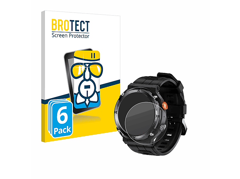 BROTECT 6x Airglass klare Schutzfolie(für Lemfo C21 Pro (1.39\