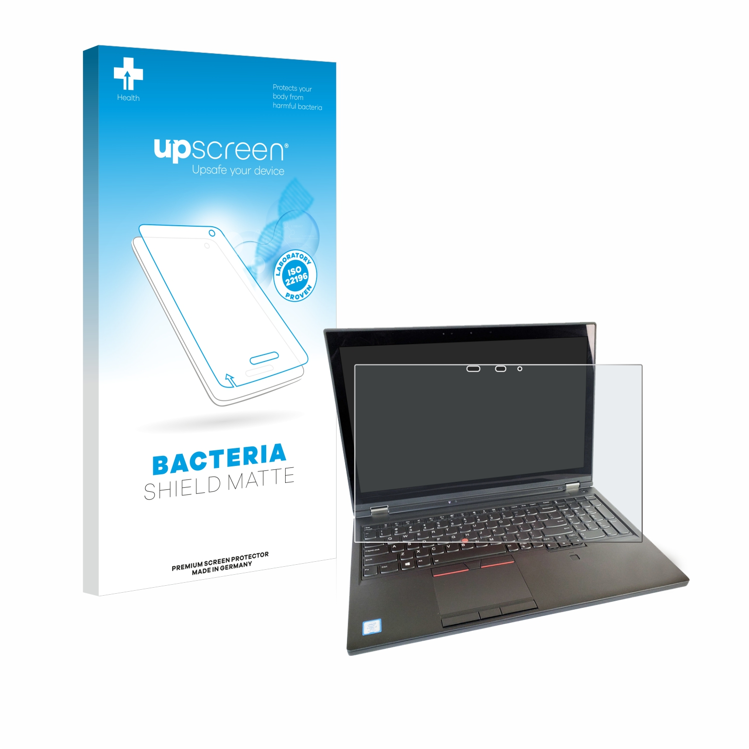 UPSCREEN antibakteriell Schutzfolie(für entspiegelt Lenovo Touch ThinkPad P52 Mobile matte Workstation)
