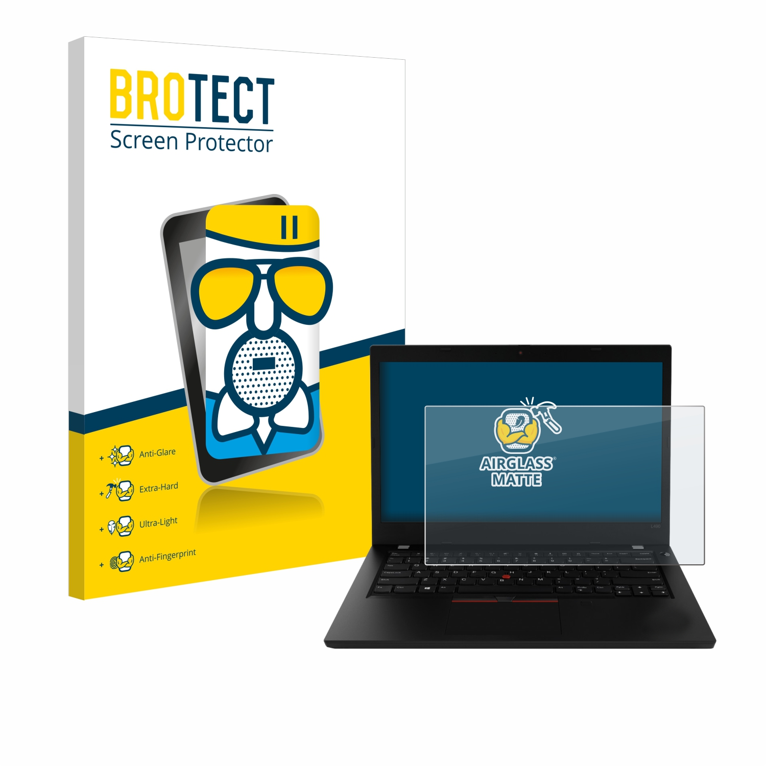 Airglass matte L490) Schutzfolie(für Lenovo BROTECT ThinkPad
