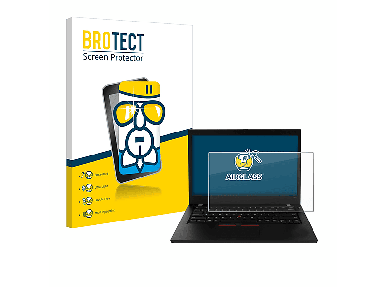 BROTECT Airglass klare Schutzfolie(für Lenovo ThinkPad	 L490)