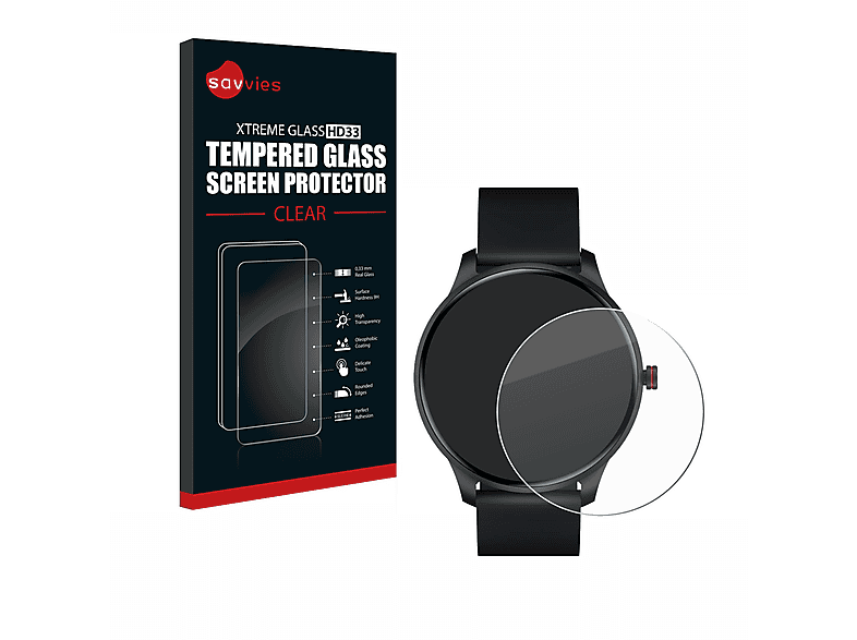 SAVVIES 9H klares Schutzglas(für Cubot C9) | Smartwatch Schutzfolien & Gläser