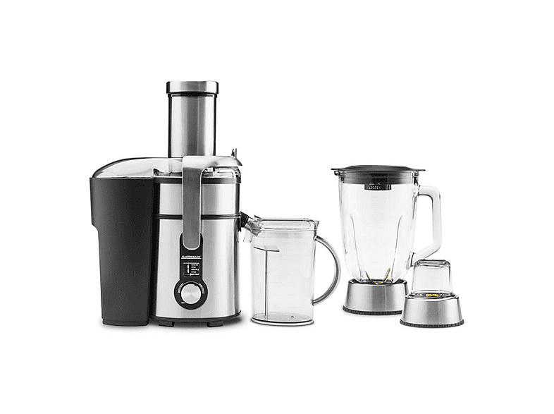 GASTROBACK 40153 DESIGN MULTI JUICER DIGITAL PRO Entsafter 1300 Watt, Silber