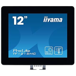 Monitor - IIYAMA TF1215MC-B1, 12,1 ", HD, 25 ms, 60 Hz, Negro