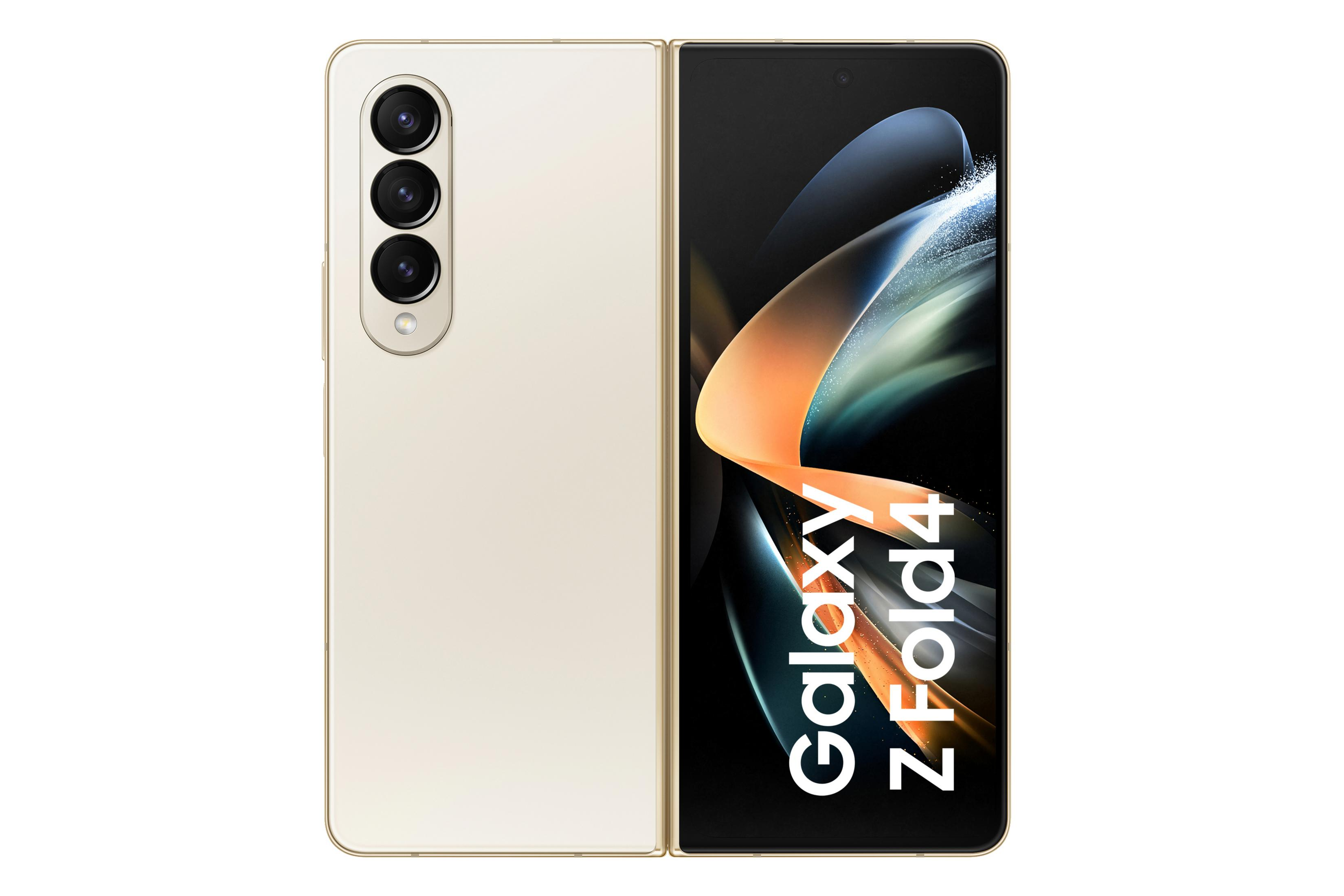 SAMSUNG Galaxy Z Fold4 SM-F936B, Beige, Móvil Android, 256 GB, 12