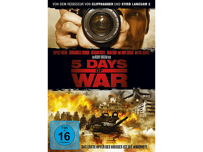 5 Days of War DVD