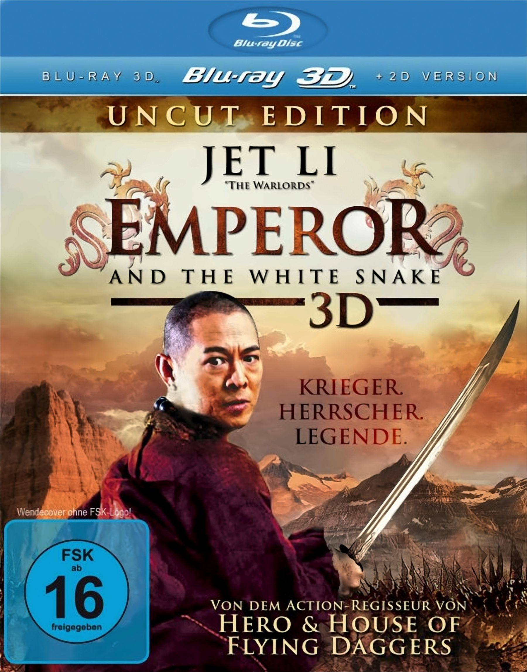 Emperor and the White Edition) Blu-ray Snake 3D, Uncut (Blu-ray