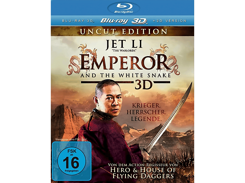 Emperor and the White Snake (Blu-ray 3D, Uncut Edition) Blu-ray
