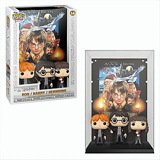 Figura Funko Pop! - FUNKO Movie Posters: Harry Potter y la piedra filosofal - Ron, Harry y Hermione