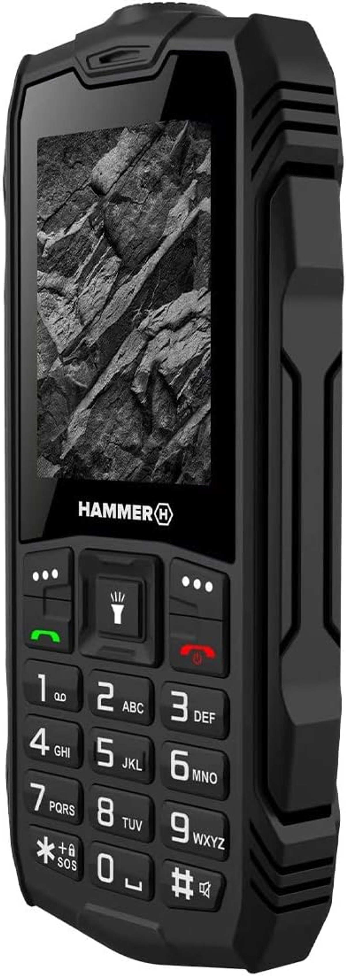 HAMMER Rock Schwarz Mobiltelefon