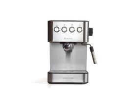 Cecotec Cafetera Express Manual Power Espresso 20. 850 W, Presión 20 Bares,  Depósito de 1,6L, Brazo Doble Salida, Vaporizador, Superficie  Calientatazas, Acabados en Acero Inoxidable