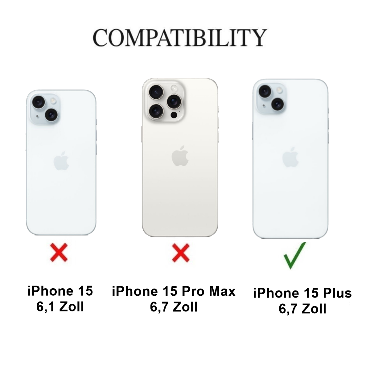 Transparent Handyhülle Apple, COVERKINGZ Plus, 15 Ultra Case iPhone Backcover, dünn,