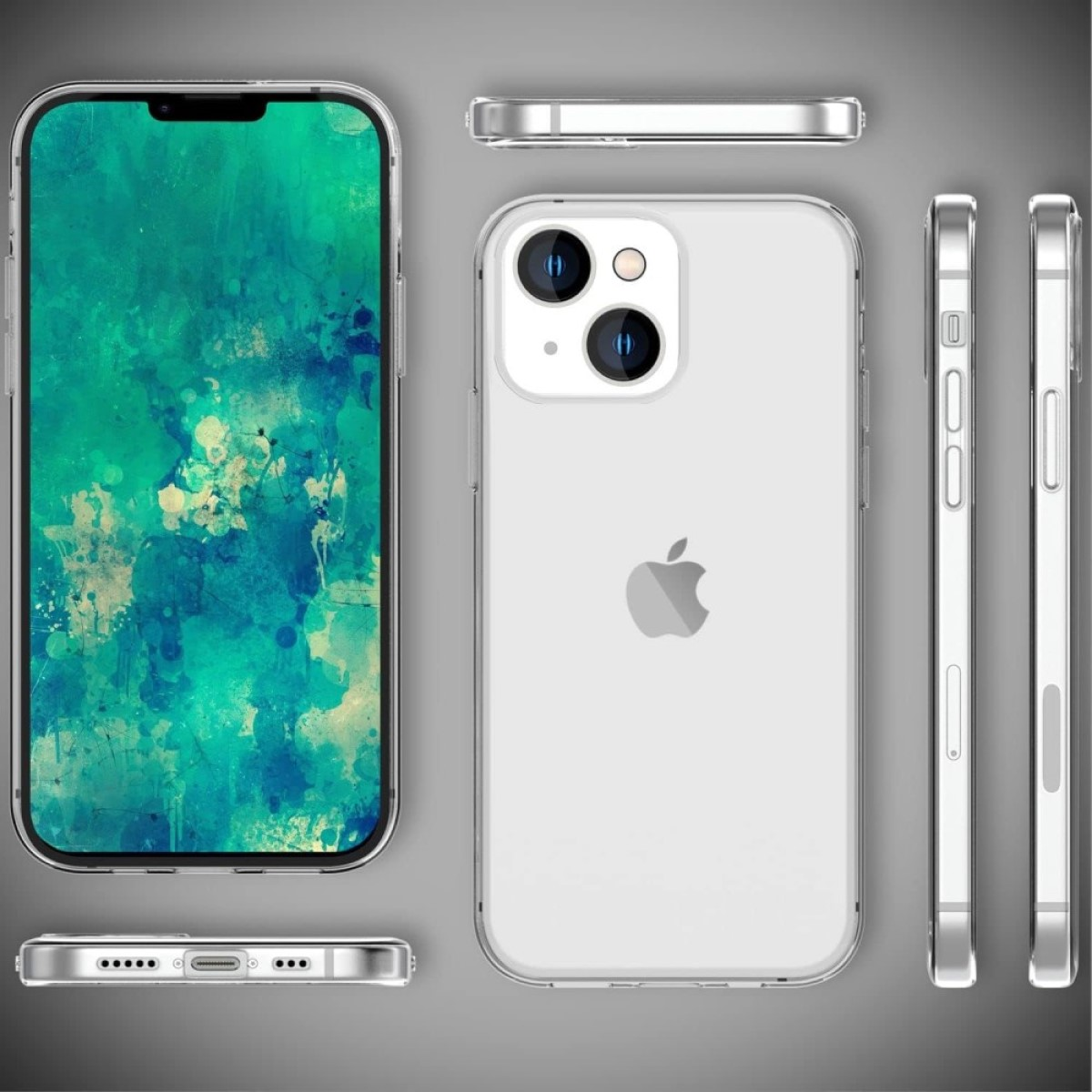 iPhone dünn, Backcover, Ultra 15 Handyhülle Apple, Case COVERKINGZ Transparent Plus,
