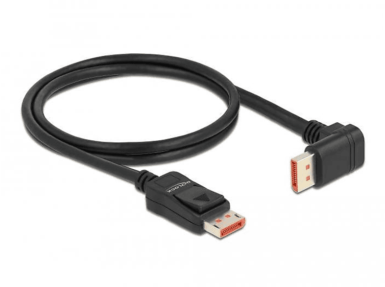 DELOCK 87050 Display - Kabel, Schwarz Port