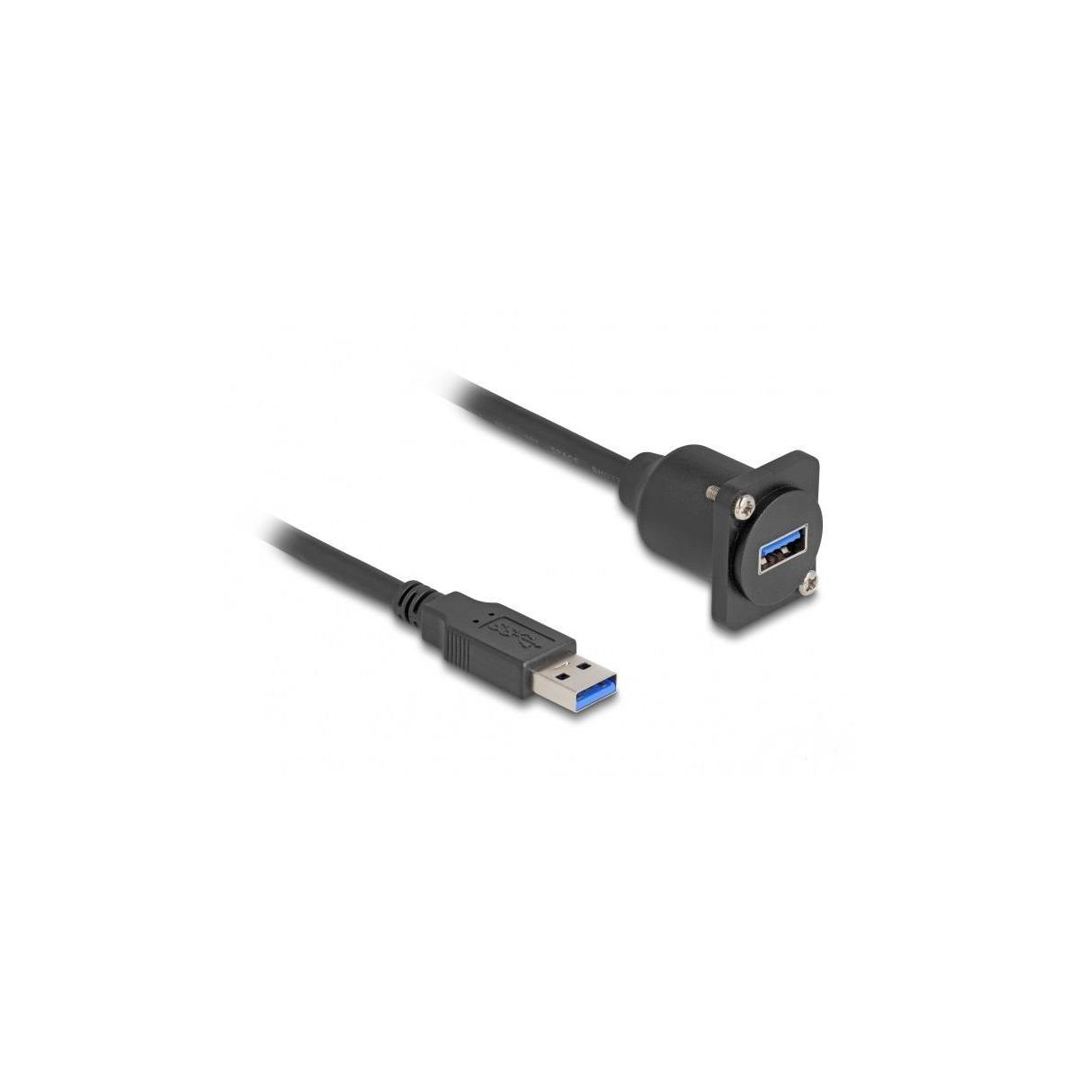 DELOCK Schwarz Kabel, USB 87967