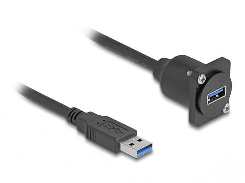 DELOCK Schwarz Kabel, USB 87967