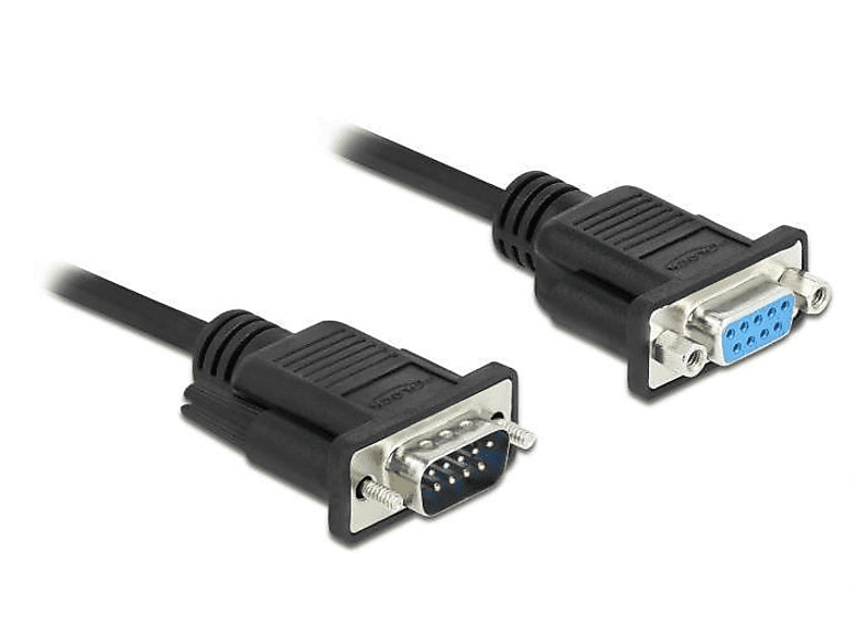 Kabel Serielles DELOCK 86615 (RS232), Schwarz