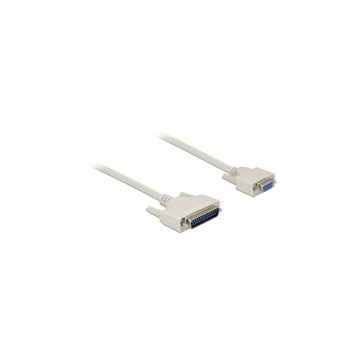 Serielles DELOCK 85525 (RS232), Kabel Weiß