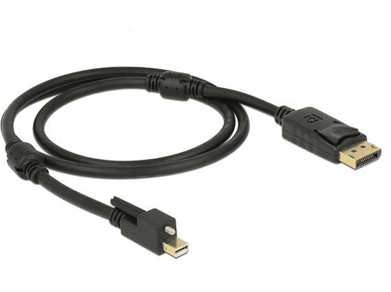 DELOCK 83721 Schwarz - Display Port Kabel