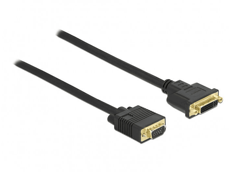 DELOCK 86759 DVI Kabel, Schwarz