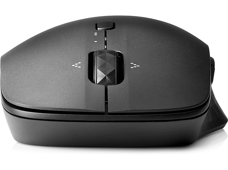 HP MediaMarkt Maus, | Travel Mouse Schwarz Bluetooth