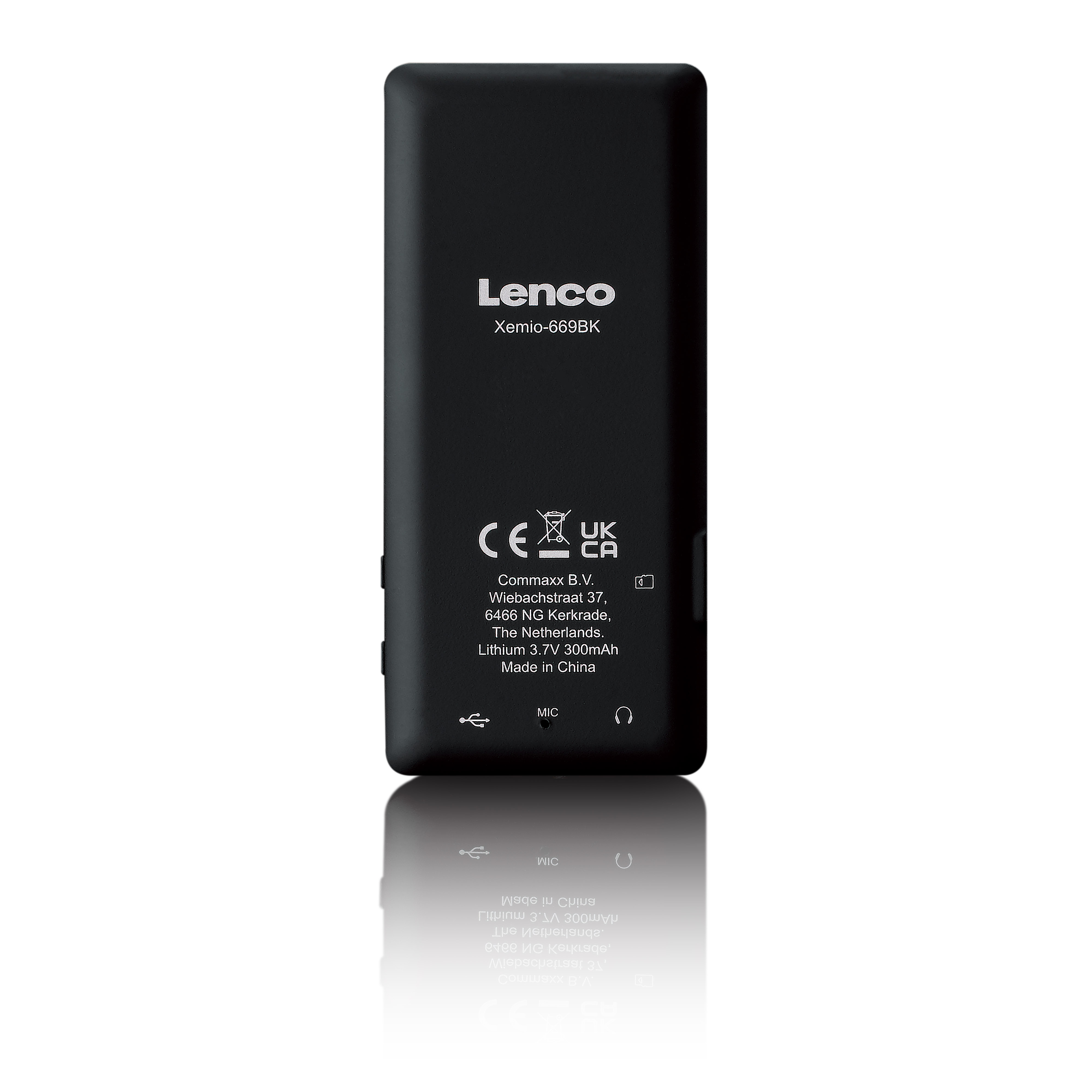 LENCO Xemio-669BK MP3/MP4-Spieler (8 GB, Schwarz)