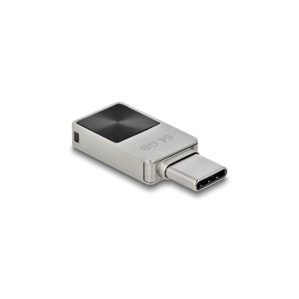 USB Stick GB) DELOCK (Silber, 54084 64