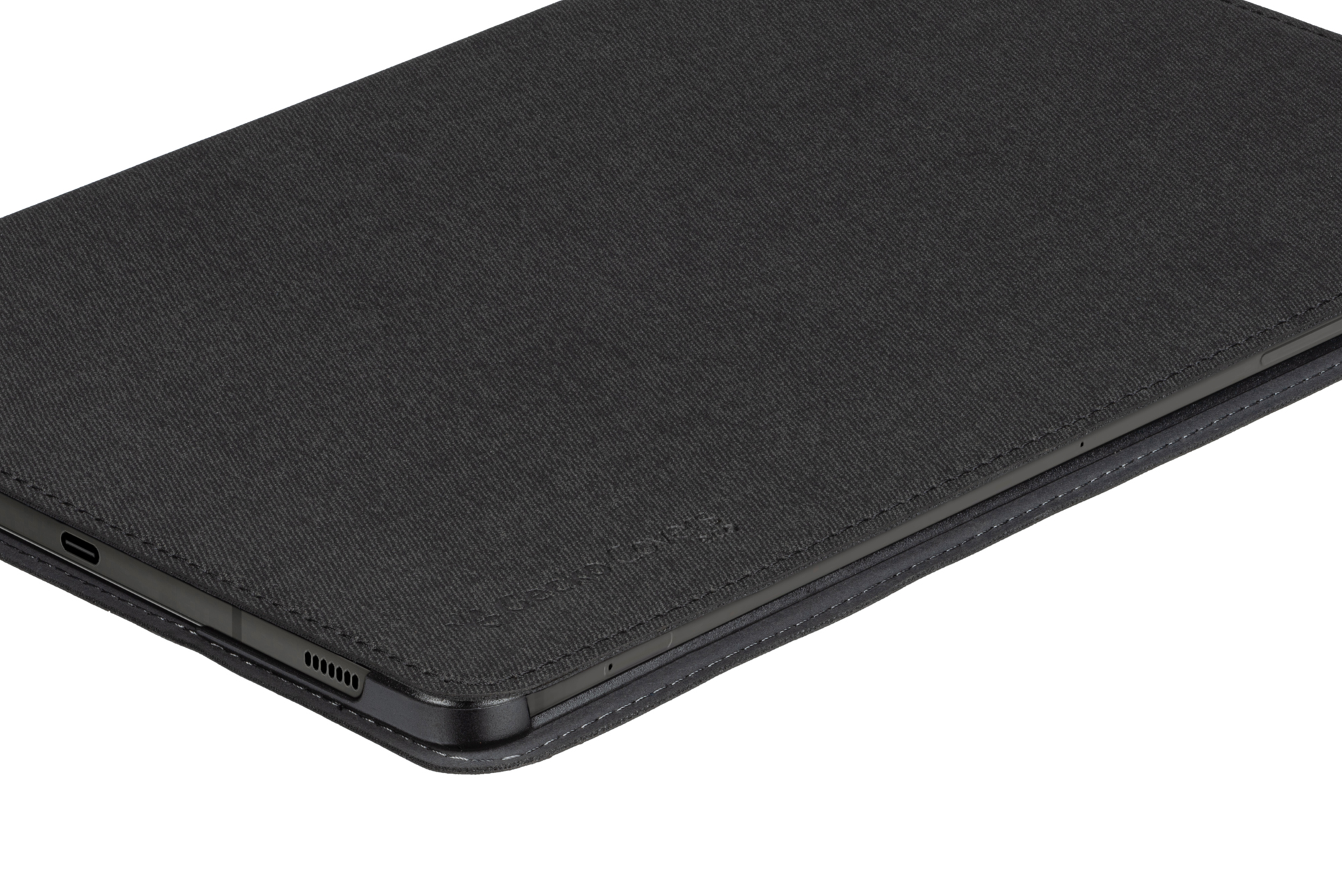 GECKO COVERS Geeignet Samsung Kunstleer, Schwarz Tablethülle, Easy-Click Tablethülle Backcover für Eco