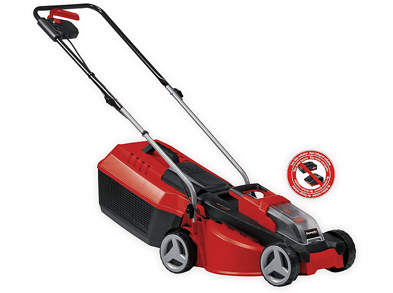 EINHELL EINHELL AkkuRasenmäher GECM 18/30 Li Solo + Power X Change AkkuRasenmäher rot