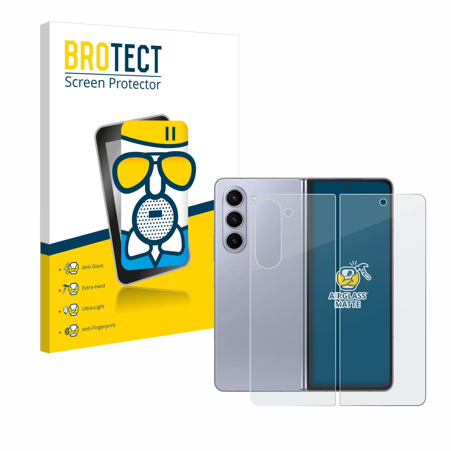 Samsung matte Schutzfolie(für Z Fold BROTECT Galaxy 5) Airglass