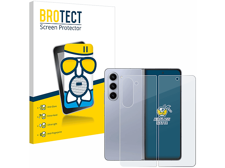 BROTECT Airglass matte Schutzfolie(für Samsung Galaxy Z Fold 5)
