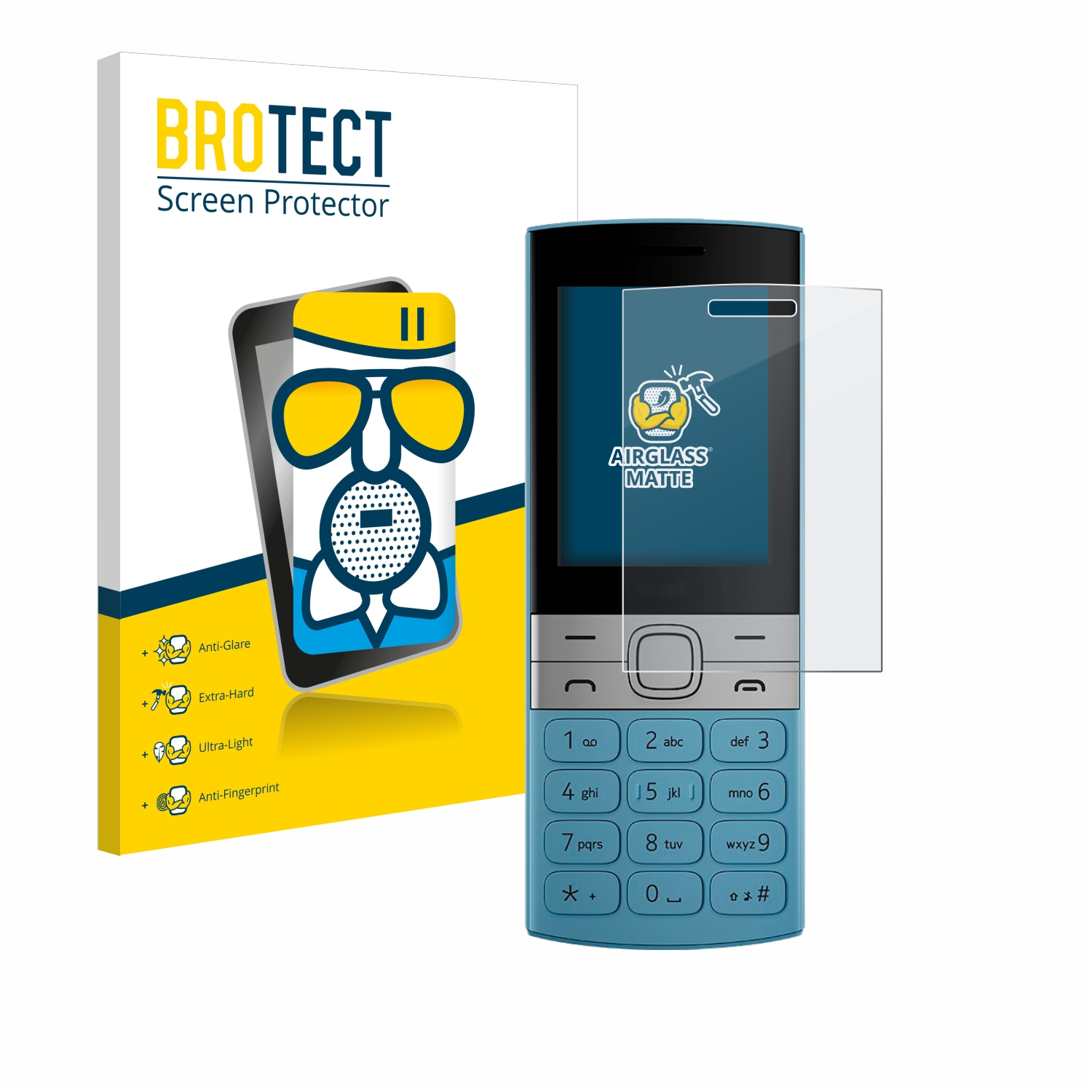 BROTECT Airglass matte 150 (2023)) Nokia Schutzfolie(für