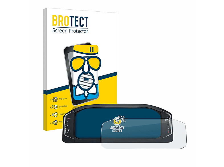 BROTECT Airglass matte Schutzfolie(für Volkswagen Info T-Roc) Display Active