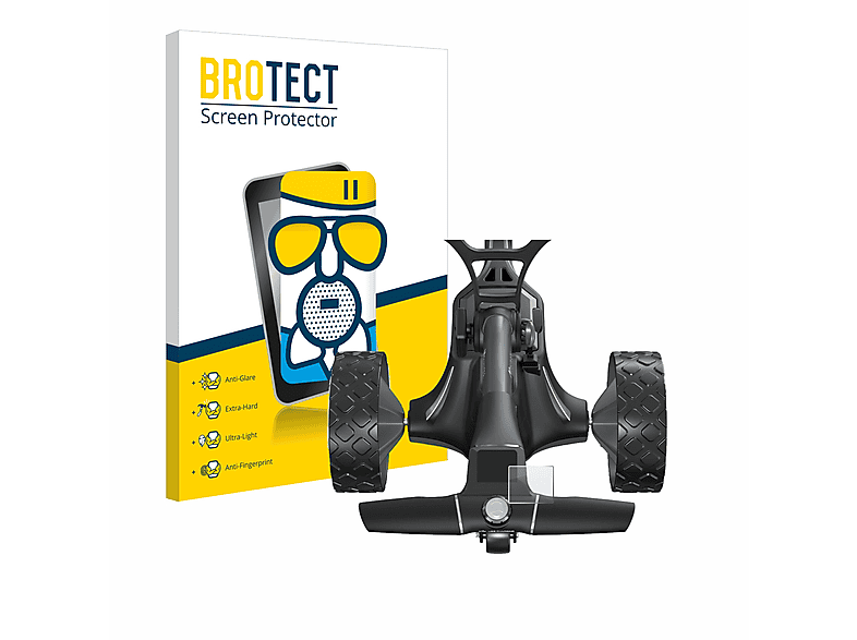 BROTECT Airglass matte Schutzfolie(für Motocaddy M7 GPS Electric Trolley)