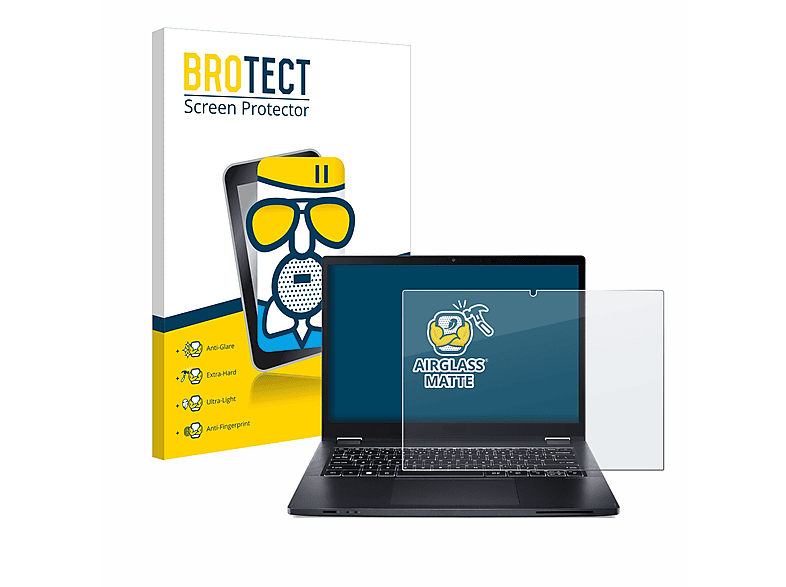 BROTECT Airglass matte Schutzfolie(für Acer TravelMate Spin P4 14\