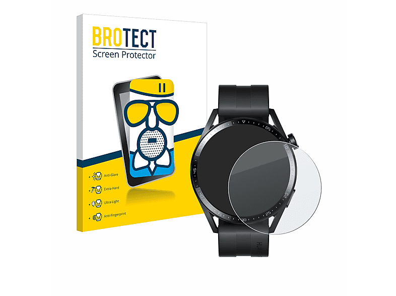 BROTECT Airglass matte Schutzfolie(für Huawei Watch GT 3 (46 mm))