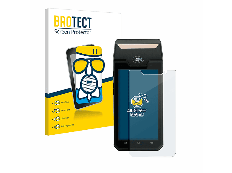 BROTECT Airglass matte Schutzfolie(für ingenico Axium DX4000)