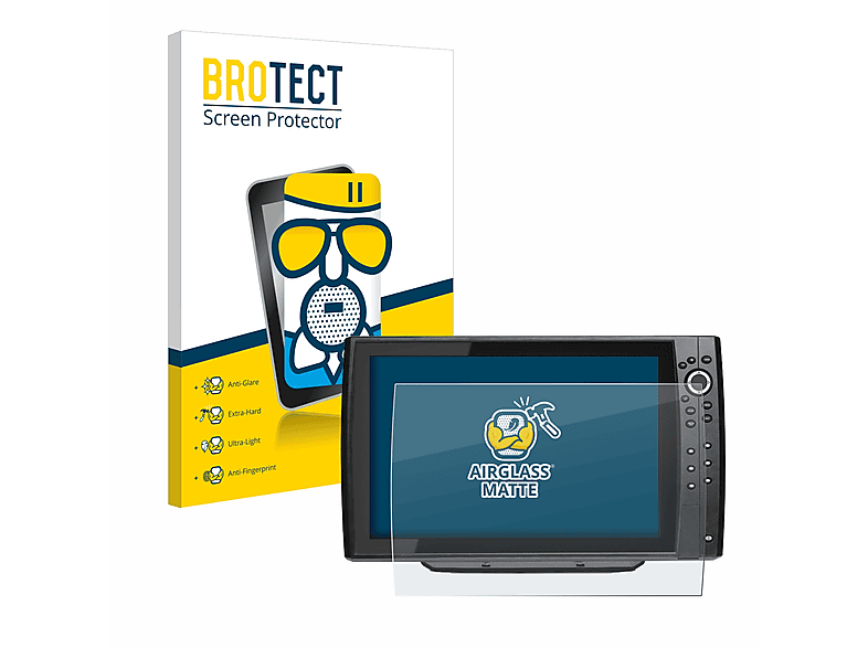 BROTECT Airglass matte Schutzfolie(für Humminbird Helix 15 CHIRP MSI+ G4N) | Navi-Taschen & -Schutzfolien