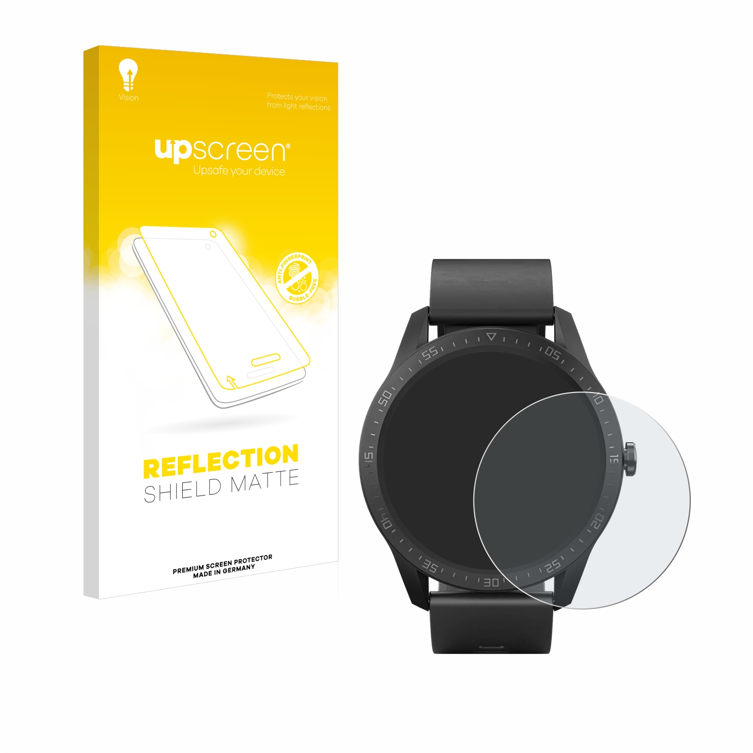 SilverCrest Fitness-Smartwatch) entspiegelt UPSCREEN matte Schutzfolie(für
