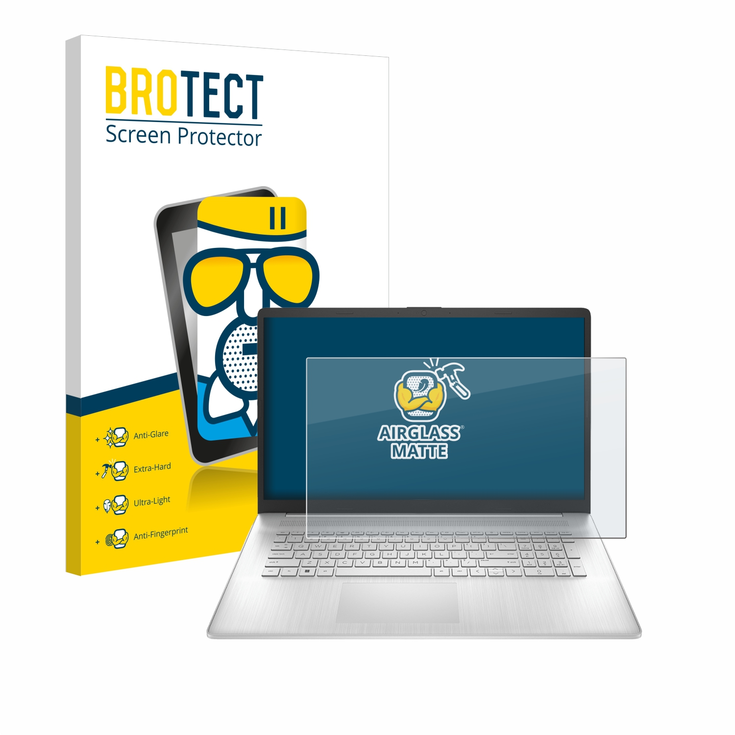 BROTECT Airglass matte Schutzfolie(für HP 2023) 17-cp0565ng