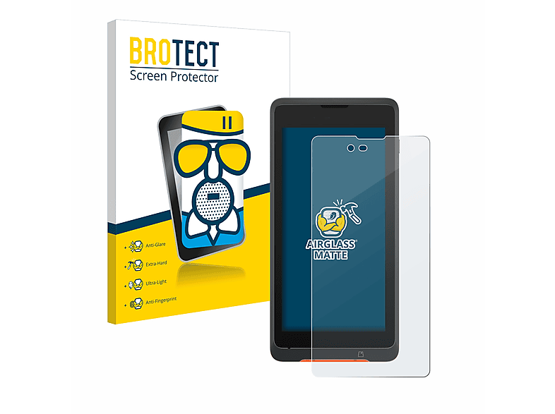 BROTECT Airglass matte Schutzfolie(für Sunmi P2 Lite SE)